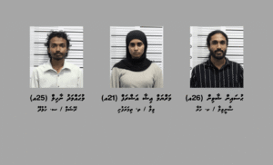 މާލެއިން 1.7 ކިލޯގެ މަސްތުވާތަކެއްޗާއެކު ތިން ޒުވާނަކު ހައްޔަރު ކޮށްފި