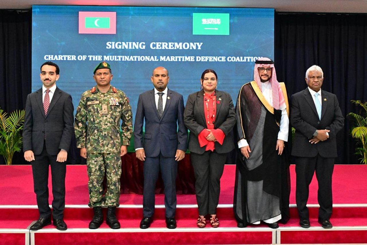ސައުދީން އިސްނަގައިގެން އުފެއްދި މެރިޓައިމް ޑިފެންސް ކޯލިޝަނުގައި ރާއްޖެ ބައިވެރިވެއްޖެ