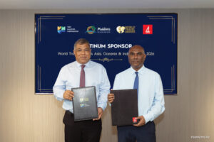 ވޯލްޑް ޓްރެވަލް އެވޯޑްސްގެ ޕްލެޓިނަމް ޓައިޓަލް ސްޕޮންސަރަކަށް ބީއެމްއެލް