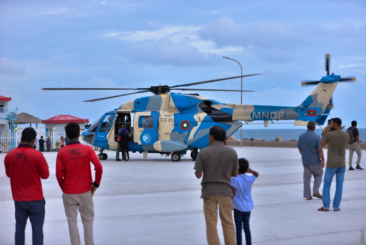 ހެލިކޮޕްޓަރު ޚިދުމަތަށް ބޭނުންވާ ކަންކަން ދެ ހަފުތާ ތެރޭ ނިންމަން މަސައްކަތްކުރަނީ