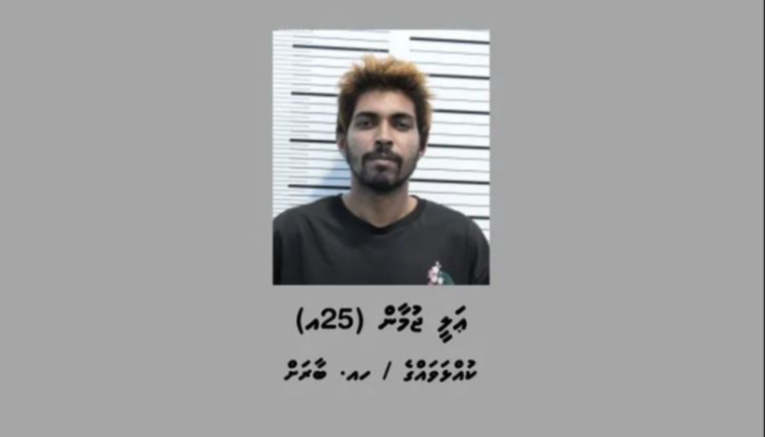 ރަސްމާލެ މައްސަލާގައި ހުޅުޖަހަން ގޮވާލި ޒުވާނާ 12 ދުވަހަށް ބަންދު ކޮށްފި