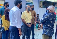 ވިލިމާލެ ދާއިރާގެ އެމްޑީޕީގެ ކެނޑިޑޭޓް ހަމްނާގެ ކެމްޕެއިން އަށް ރައީސް ނަޝީދު ވިލިމާލެ އަށް ވަޑައިގަތުން، ފޮޓޯ: އެމްޑީޕީ