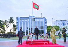 މިނިވަން ދުވަހުގެ ދިދަ ނެގުމުގެ ރަސްމިއްޔާތުގެ ތެރެއިން - ފޮޓޯ: ރައީސް އޮފީސް