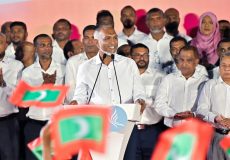 Muizzu in PNC celebration