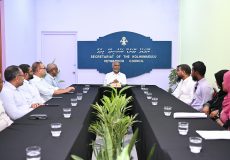 Muizzu in Veymandhoo