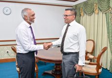 Nazim meets Muizzu