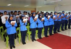 Police taking oath