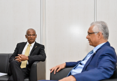 Solih meets Mauritius  PM