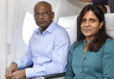 Solih and wife