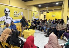 Solih meeting Male campaign