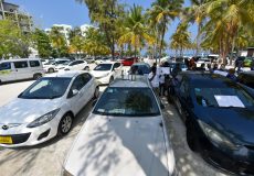 Taxi driver protest