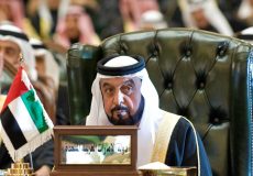 FILE PHOTO: United Arab Emirates' President Sheikh Khalifa bin Zayed al-Nahyan attends the opening session of the thirteenth Gulf Cooperation Council (GCC) Summit at Bayan Palace in Kuwait City