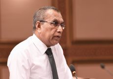 ރައްޔިތުންގެ މަޖިލީހުގެ ވިލިފުށި ދާއިރާގެ މެމްބަރު ހަސަން އަފީފް، ފޮޓޯ: މަޖިލިސް