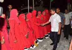 ރައީސް ޔާމީންގެ ވެރިކަމުގައި ކުޅުދުއްފުށްޓަށް ކުރެއްވި ދަތުރުފުޅެއްގެ ތެރެއިން، ފޮޓޯ: ރައީސް އޮފީސް